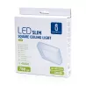 Plafon LED natynkowy kwadratowy 12W 4000K krawędziowy, 17,2×17,2 cm - 8433325292195
