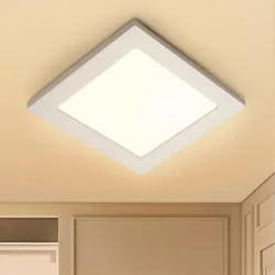 Plafon LED natynkowy kwadratowy 12W 3000K krawędziowy, 17,2×17,2 cm - 8433325292201