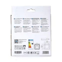 Plafon LED natynkowy kwadratowy 9W 6000K krawędziowy, 12,2×12,2 cm - 8433325292218