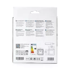 Plafon LED natynkowy kwadratowy 9W 3000K krawędziowy, 12,2×12,2 cm - 8433325292232