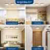 Plafon LED natynkowy okrągły 18W 3000K krawędziowy, śr. 22,6 cm - 8433325292324