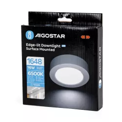 Downlight okrągły natynkowy LED E6 16W Światło białe - 8433325292331