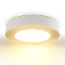 Plafon LED natynkowy okrągły 16W 3000K krawędziowy, śr. 17,65 cm - 8433325292355