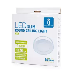 Plafon LED natynkowy okrągły 16W 3000K krawędziowy, śr. 17,65 cm - 8433325292355