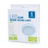 Plafon LED natynkowy okrągły 12W 3000K krawędziowy, śr. 17,65 cm - 8433325292386