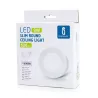 Plafon LED natynkowy okrągły 9W 6000K krawędziowy, śr. 12,2 cm - 8433325292393
