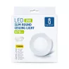 Plafon LED natynkowy okrągły 9W 3000K krawędziowy, śr. 12,2 cm - 8433325292416