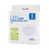Plafon LED natynkowy okrągły 6W 6000K krawędziowy, śr. 12,2 cm - 8433325292423