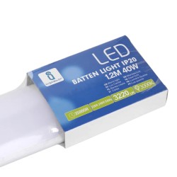 Plafon listwa świetlówka LED oprawa 1.2m 40W 3220lm biała ciepła - 8433325292799