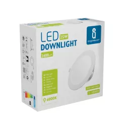 Podtynkowy okrągły downlight LED E6 25W Światło białe - 8433325292805