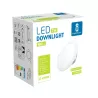 Okrągła lampa podtynkowa LED E6 7W Światło białe - 8433325292867