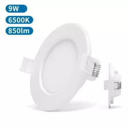 Podtynkowa okrągła lampa LED E6 9W o białym świetle - 8433325292904