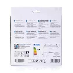 Ultracienki downlight LED E6 12W okrągły 4000K neutralny - 8433325293062