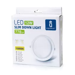 Ultracienki downlight LED E6 12W okrągły 3000K ciepły - 8433325293079