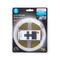 Zestaw taśma LED COB 24V Biała zimna 6W/m 6500K 600lm/m IP65 5 mb - 8433325293949