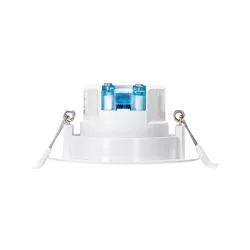 Okrągły downlight podtynkowy LED E6 z regulowanym kątem 3 szt. 5 W - 8433325295189