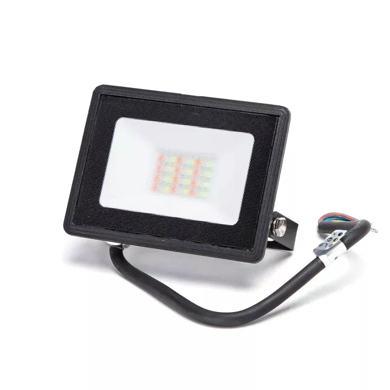 Reflektor LED RGB w kolorze czarnym 20W - 8433325295363