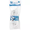 Kabel antenowy 3 m biały - 8433325185954