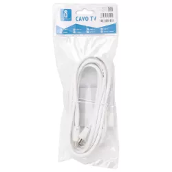 Kabel antenowy 3 m biały - 8433325185954