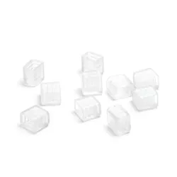 Zaślepka na zakończenie do taśm COB 230V 8mm wysokonapięciowych pasków - 8433325295585