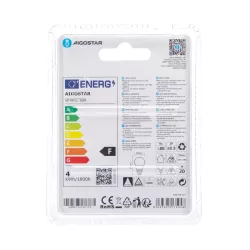Żarówka diodowa LED G45 E27 4W barwa ciepła 3000K 340lm - 8433325175948