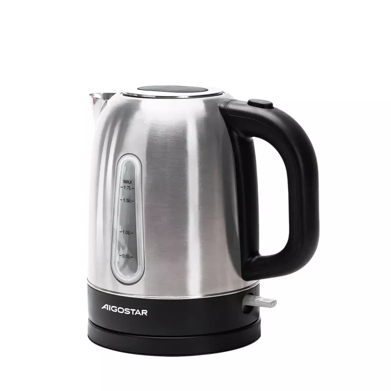 Czajnik elektryczny Queen 2200W ze stali nierdzewnej o pojemności 1.7L - 8433325295882