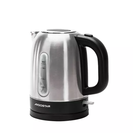 Czajnik elektryczny Queen 2200W ze stali nierdzewnej o pojemności 1.7L - 8433325295882