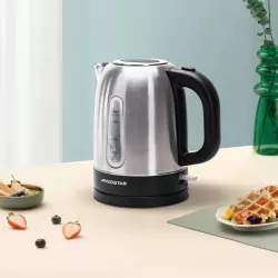 Czajnik elektryczny Queen 2200W ze stali nierdzewnej o pojemności 1.7L - 8433325295882