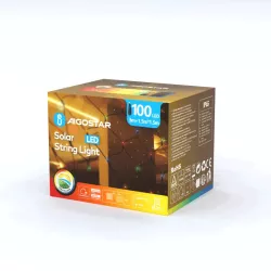 Solarna płaska taśma świetlna siatkowa, RGBY, 3m + 1,5m * 1,5m - 8433325301163