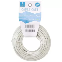 Kabel sieciowy CAT6 10 m szary - 8433325186128