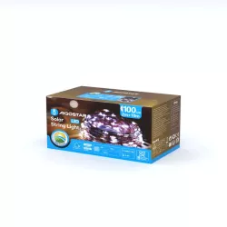 Solarna taśma świetlna, Zimna biel, 2m+10m - 8433325305857