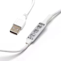 Zimny neon taśma led 6500K 1mb 5V/USB 4.9W zestaw DIY do dekoracji - 8433325306984