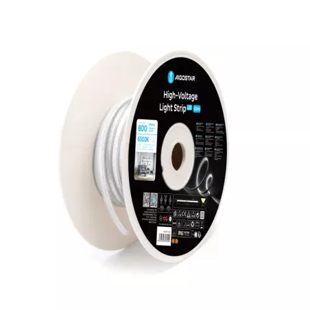 Wysokonapięciowe 8 * 16 neonowe światło paskowe z drutem 50M 6mm - 8433325307004