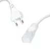Przewód zasilający do neonowej taśmy 6mm LED na 230V wysokonapięciowej - 8433325307011