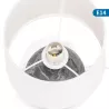 Ceramiczna lampa stołowa w marmurowym wzorze, gwint E14 - 8433325309848