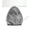 Ceramiczna lampa stołowa w marmurowym wzorze, gwint E14 - 8433325309848