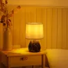 Ceramiczna lampa stołowa w marmurowym wzorze, gwint E14 - 8433325309848