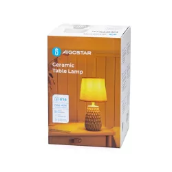 Ceramiczna lampa stołowa bez źródła światła E14 - 8433325309909