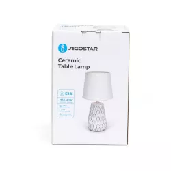 Ceramiczna lampa stołowa bez źródła światła E14 - 8433325309909