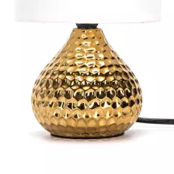 Lampa stołowa z ceramiczną podstawą z oprawka na żarówkę e14 - 8433325309930