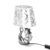 Ceramiczna lampa stołowa z podstawą łabędzia E14 żarówka nie - 8433325310004