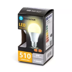 LED A60 E27 6W 3000k - 8433325310257