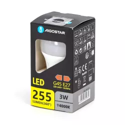 LED G45 E27 3W 4000K - 8433325310370