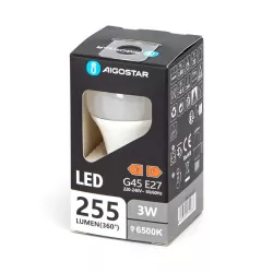 LED G45 E27 3W 6500K - 8433325310387