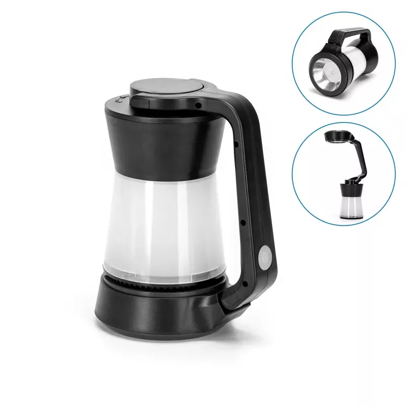 Wielofunkcyjna latarka lampa kempingowa 3w1 zasilana 3 bateriami AA - 8433325311155