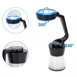 Wielofunkcyjna latarka lampa kempingowa 3w1 zasilana 3 bateriami AA - 8433325311162