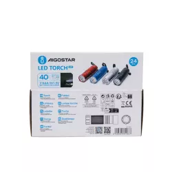 Latarka LED na 3 baterie AAA 40lm mała lekka kieszonkowa zasięg do 40m - 8433325311667