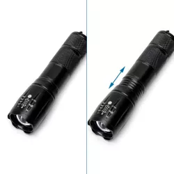 Latarka z regulowaną ogniskową 250lm 170m zasięgu na 3 baterie AAA - 8433325311681