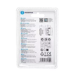 Czołówka latarka z klipsem na daszek czujnikiem 5V/USB 4 tryby 80lm - 8433325311704