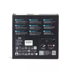 Plafon LED IP54 24W CCT 3000-6500K z pilotem, śr. 33 cm - 8433325312138